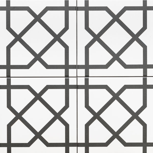 Long Island Mosaics & Tile Gatsby 6x6 Porcelain Patterned Wall & Floor Tile Box Wayfair